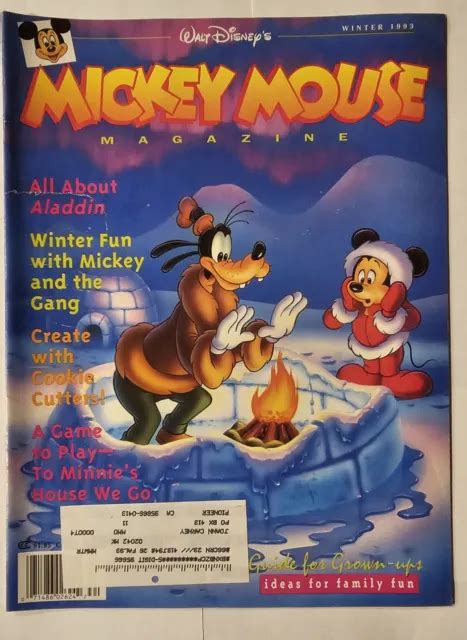Very Rare Walt Disneys Mickey Mouse Magazine Winter 1993 Issue 900