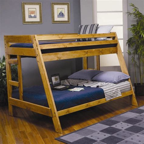 Free Diy Plans Twin Over Queen Bunk Beds Wood Bunk Beds Twin Over