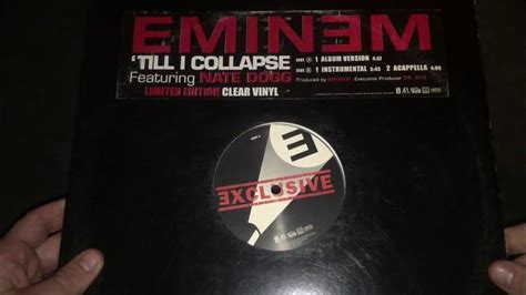 Eminem Til I Collapse Vinyl Review Single Saturdays Episode 3 Youtube