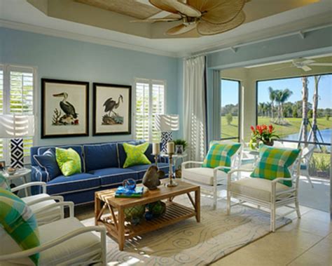 Florida Style Living Room Design Ideas14 Indoot Outdoor Decor Design