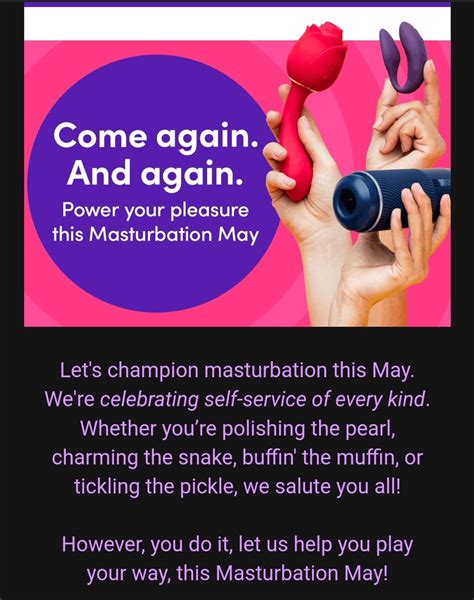Coochie Main On Twitter Masturbation May Is Upon Us I Wish You All A