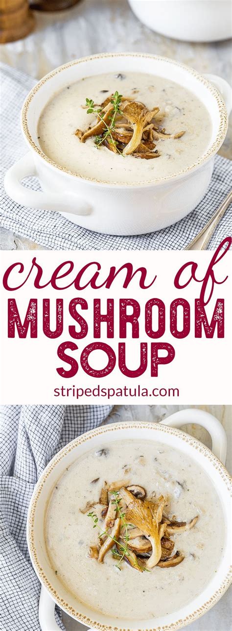 In a small bowl, whisk together the flour and milk until smooth. Homemade Cream of Mushroom Soup | Recipe | Soup recipes, Mushroom soup, Mushroom soup recipes