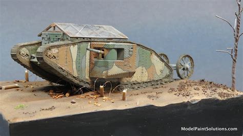 The Masterbox And Airfix British Mark I Tanks Model Paint Solutions