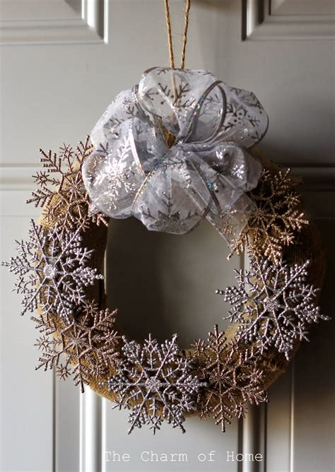 The Charm Of Home Snowflake Wreath