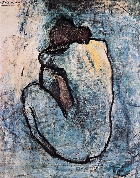 Pablo Picasso Blue Nude Art Picture Artist Print Wall Etsy