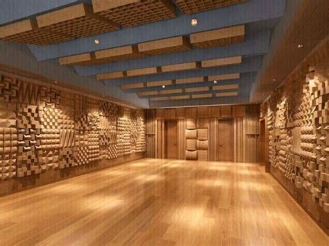 2018 Professional Acoustic Sound Diffuser Material Wooden Acoustical
