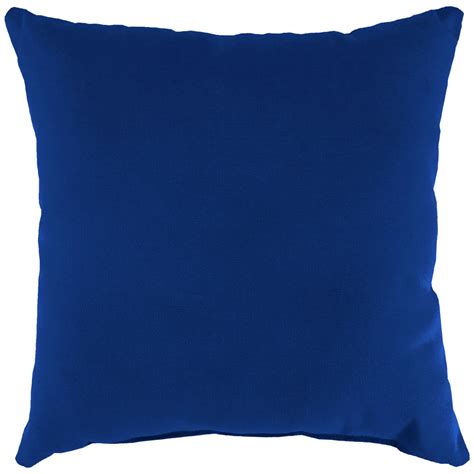 Cobalt Blue Square Pillow At Home