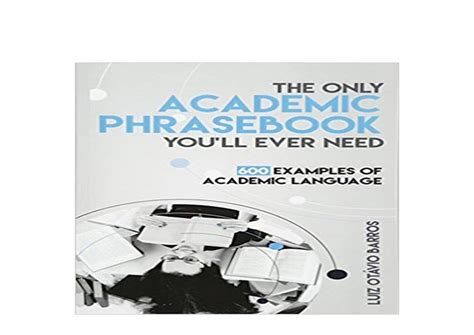 Booktextbook Library The Only Academic Phrasebook Youll Ever Need 600