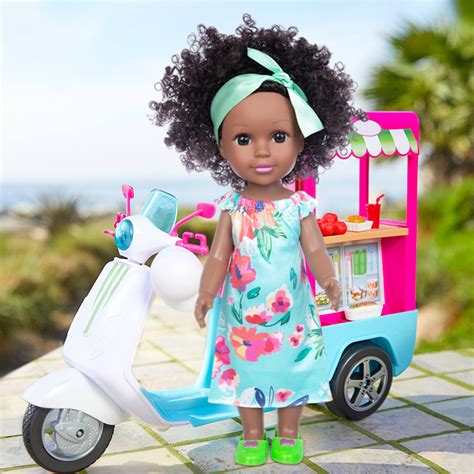 Blackbabydolls Black Girl Doll 14 Inch African American Washable