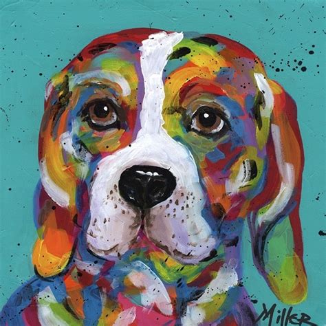 Barney Beagle Dog Animals Paint By Numbers Numeral Paint