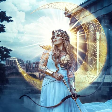 🌙artemis Greekgoddess Greekgods Greekmythology Aesthetic