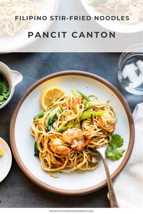 pancit canton is a party staple in the philippines these filipino stir fried noodles are a