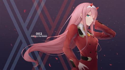 Download 1920x1080 Darling In The Franxx Zero Two Long Pink Hair