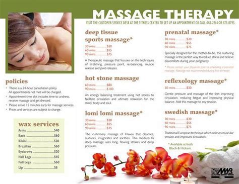 Massage Therapy Brochures Massage Brochure On Behance Massageideas Massage Therapy Massage