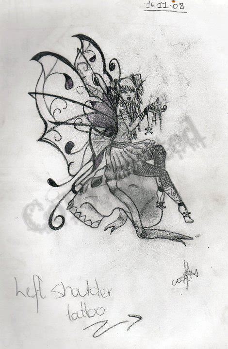 Dark Fairy Tattoo Design By Goticonz On Deviantart