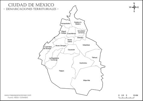 Top 19 Mejores Mapa De La Ciudad De Mexico Por Delegaciones Para