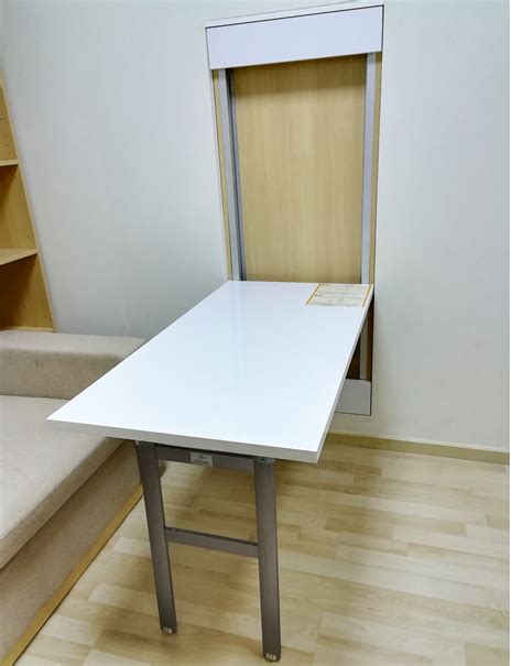 It is made of strong and durable particle board with sturdy metal. Desk Mechanism Wall Mounted Folding Down Table Hardware ...