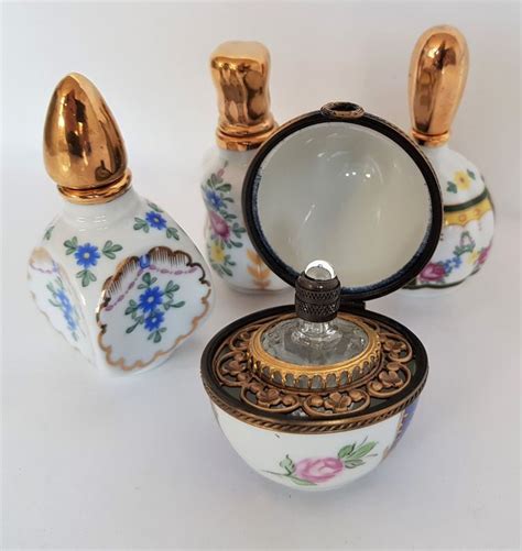 Limoges France Limoges Perfume Bottles With Gold Plated Catawiki