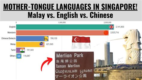 Timeline Most Spoken Languages In Singapore 1990 2019 Youtube