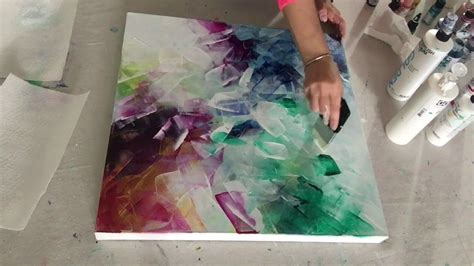 Abstract Painting Techniques Acrylic Painting Tutorials Using Acrylic