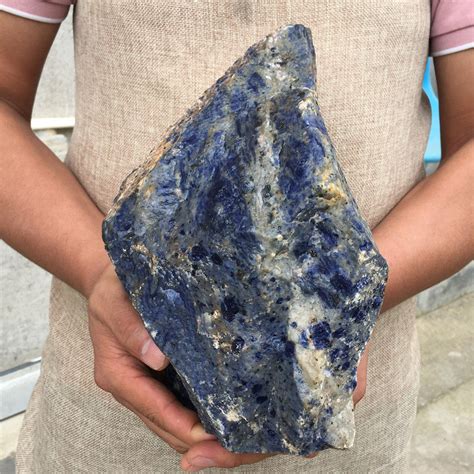 729kg Natural Blue Vein Stone Raw Gemstone Rough Crystal Etsy