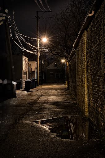 Dark City Alley Stock Photo Download Image Now Istock
