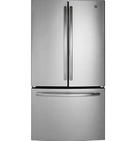 GE Appliances Counter Depth French Door Refrigerator In Fingerprint