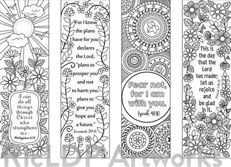 Free Christian Bookmarks To Print And Color Leap Of Best Free