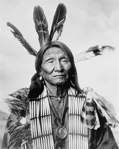 Native American Lakota Sioux Man Identified As Crazy Bear 1900 Native American Indians