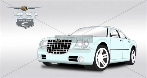 Vector Draw Chrysler 300c At A Price Of 15€