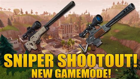 Fortnite New Sniper Only Gamemode Sniper Shootout And Open Lobby