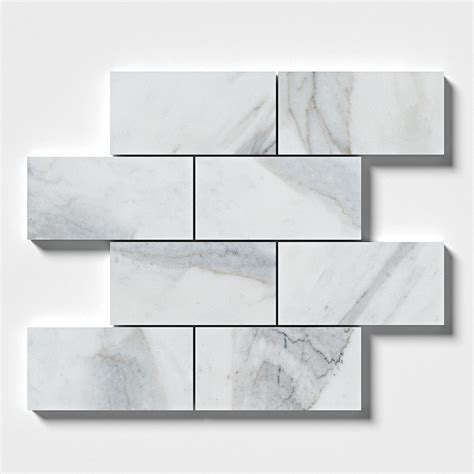 Calacatta Gold Royal Honed Marble Tile X X Marble Flooring White Marble