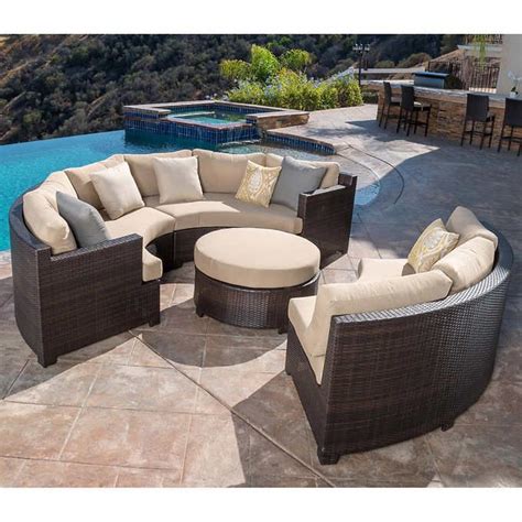 Belmont 4 Piece Curved Sectional Set Costco Patio Furniture Pallet