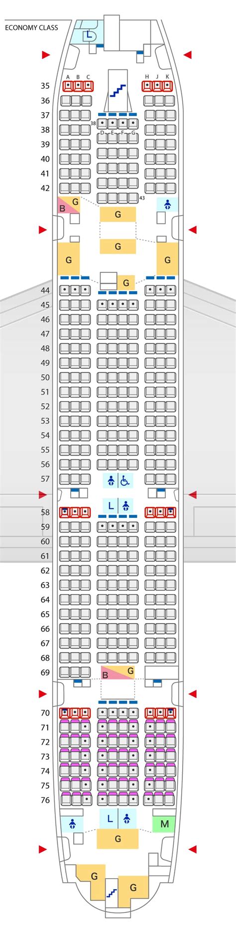 Seating Plan Business Class Emirates A380