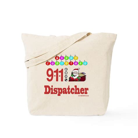 911 Dispatcher Christmas T Tote Bag By Myrealheroes
