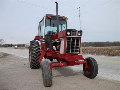 Ih 886 Cab Tractor Loaded Up 184 38 Fs Like New Good 4 Rib Fronts