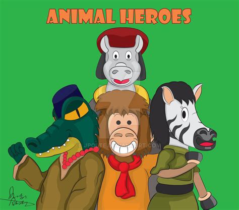 Animal Heroes Book Cover By Jpolte On Deviantart
