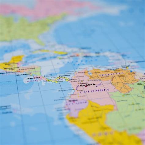 Latinoamerica Paises Mapa Deures Paises Capitales Y Banderas Learn My