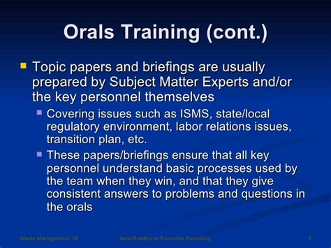 Strategies For Oral Presentations