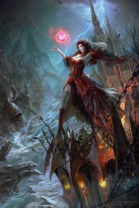 Vampire Mage Night Witches Fantasy Artwork Fantasy Art