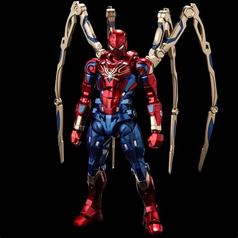 Marvel Comics Fighting Armor Iron Spider Figure By Sentinel