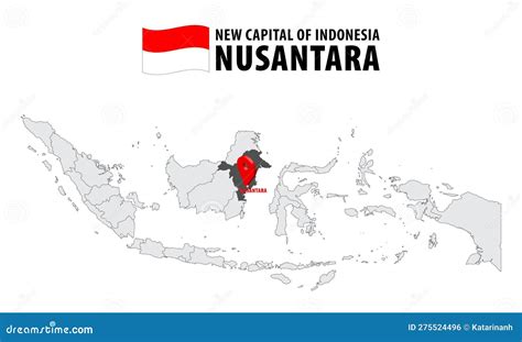 Location Of Indonesia S New Capital City Named Nusantara In East