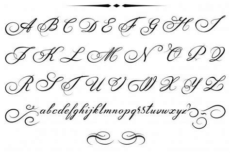 Calligraphy Writing Fonts Fonts Handwriting Alphabet Calligraphy