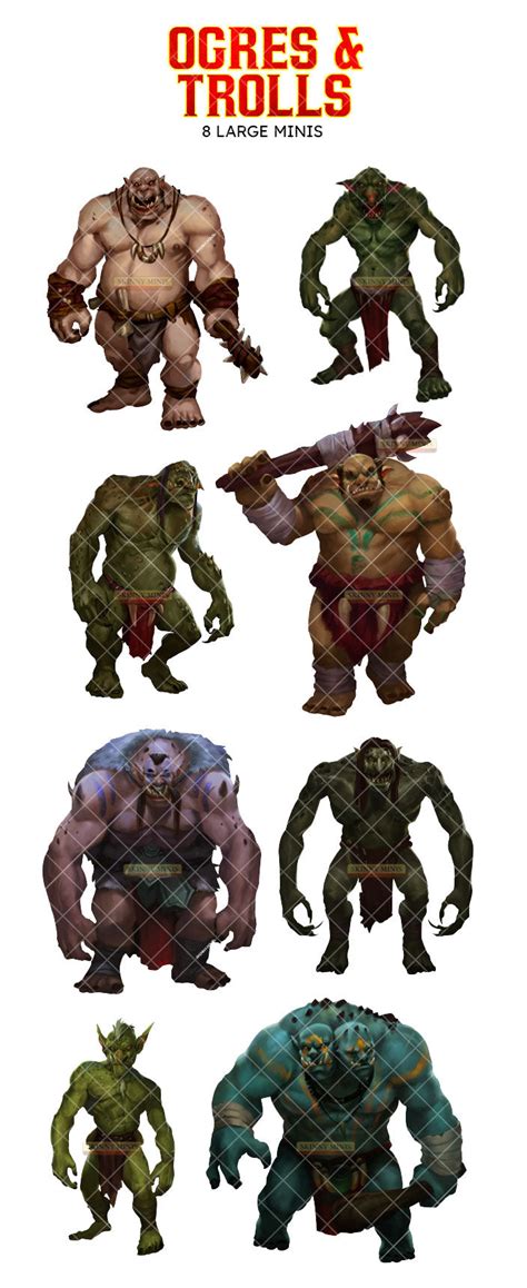 Ogres And Trolls Skinny Minis