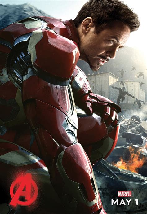 Iron Man Gets First Avengers Age Of Ultron Character Poster Ign