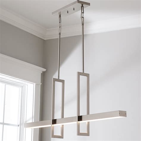 See more ideas about chandelier, modern island, ceiling lights. Modern Balance Beam LED Linear Chandelier - Shades of Light