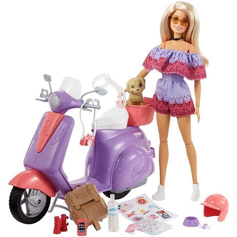 Barbie Pink Passport Doll And Accessory FNY34 Accessory Barbie