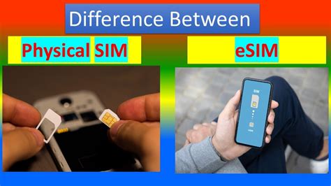Difference Between Physical Sim And Esim Youtube
