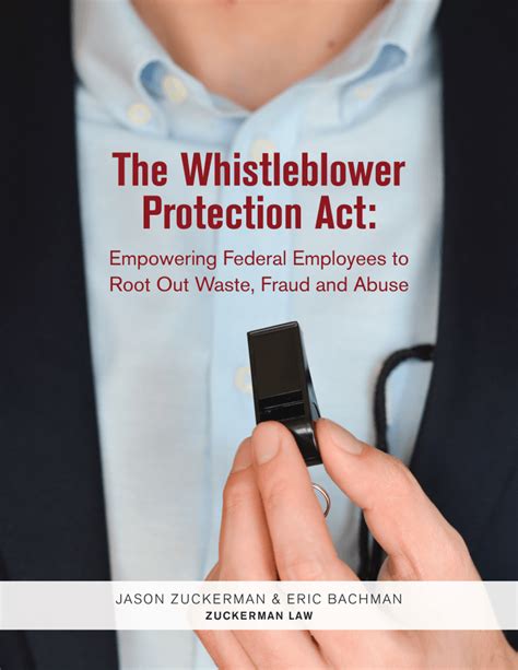 what remedies are available under the whistleblower protection act zuckerman law