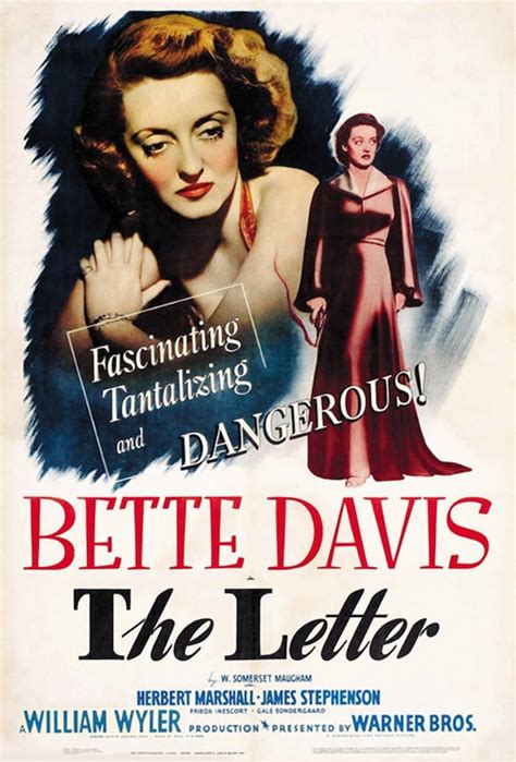 The Letter 1940 Bette Davis Cult Movie Poster Reprint Etsy